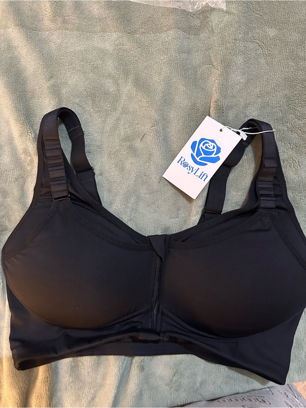 Women's Black Comfort Wireless Support Bra
